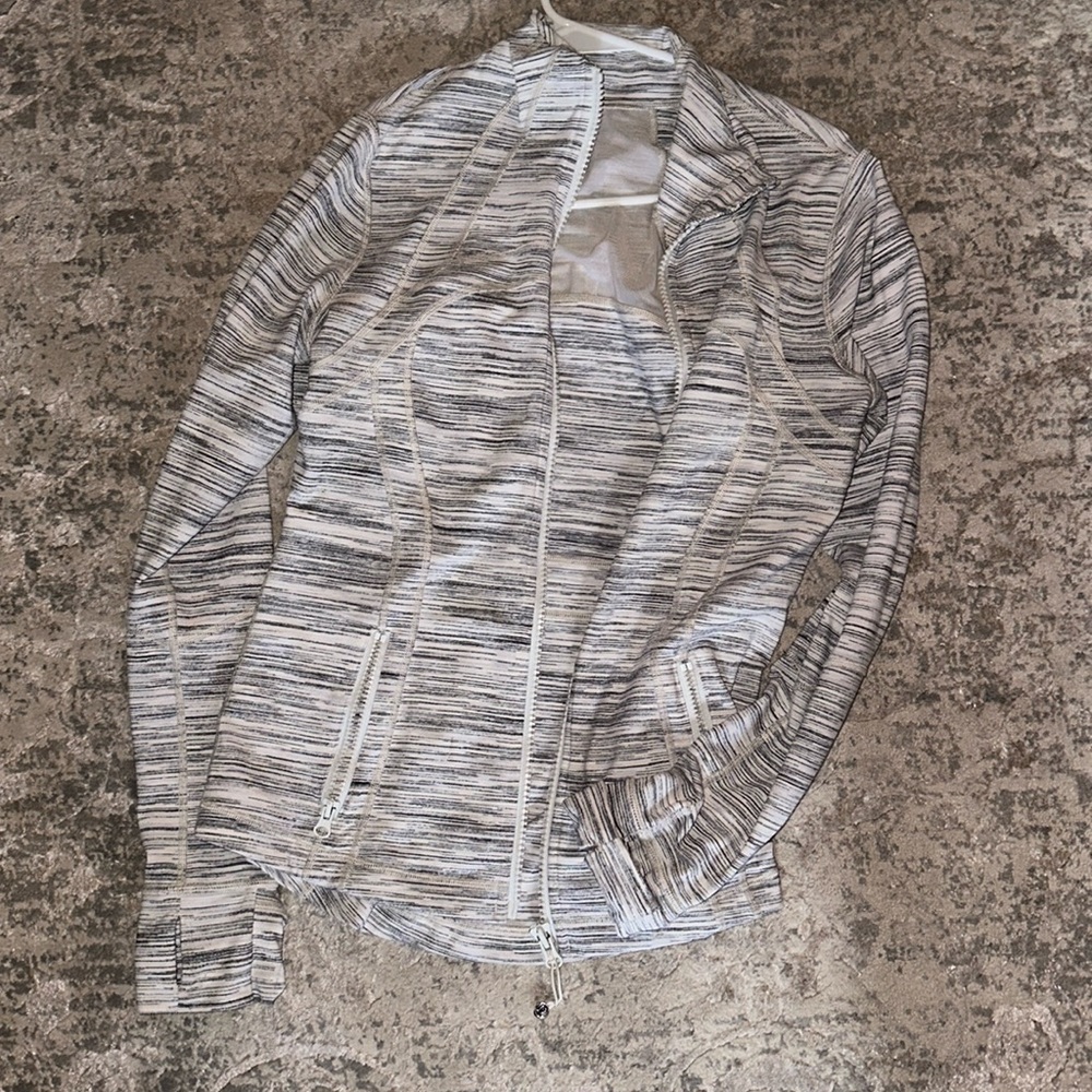 Define jacket in gray size 10 Lululemon
